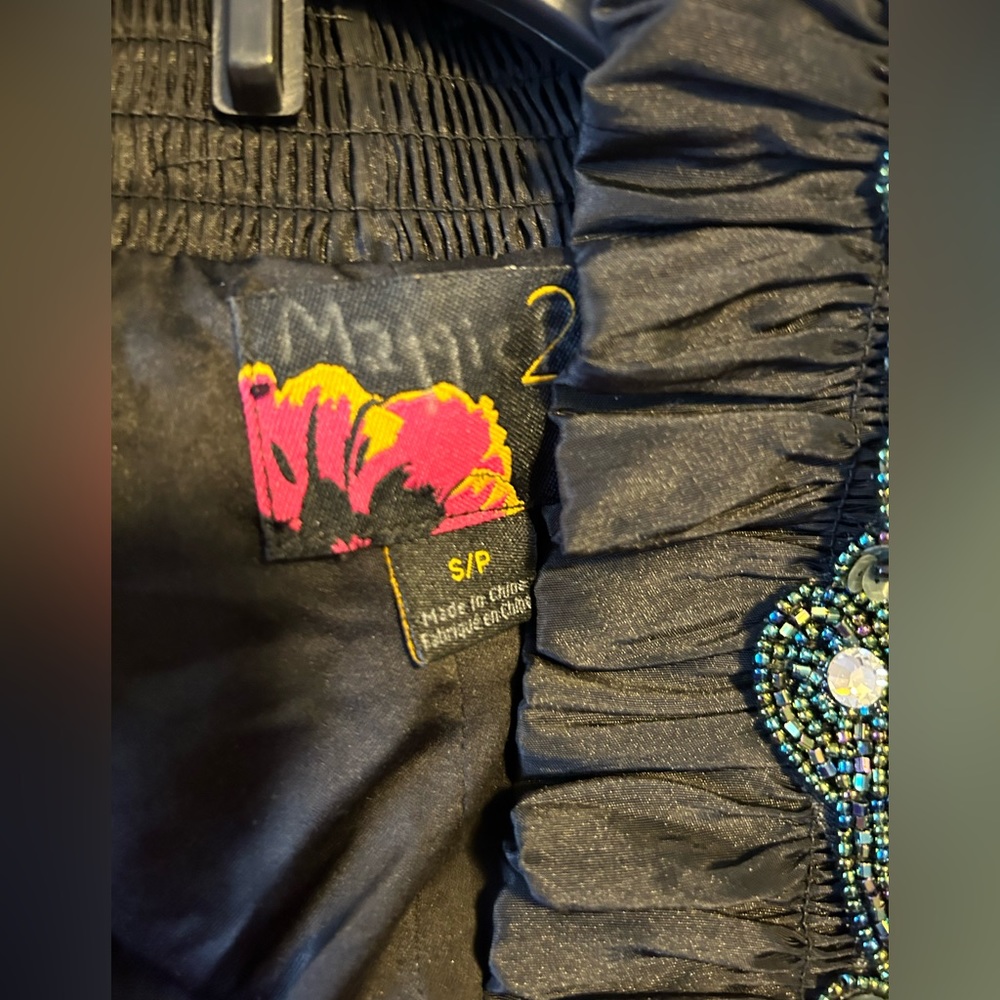 Custom Unique Sequin Performance Dance Top Xs - image 7